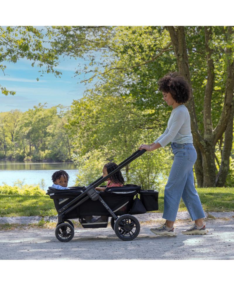 Pivot Xplore Dreamz All-Terrain Stroller Wagon with Bassinett Insert