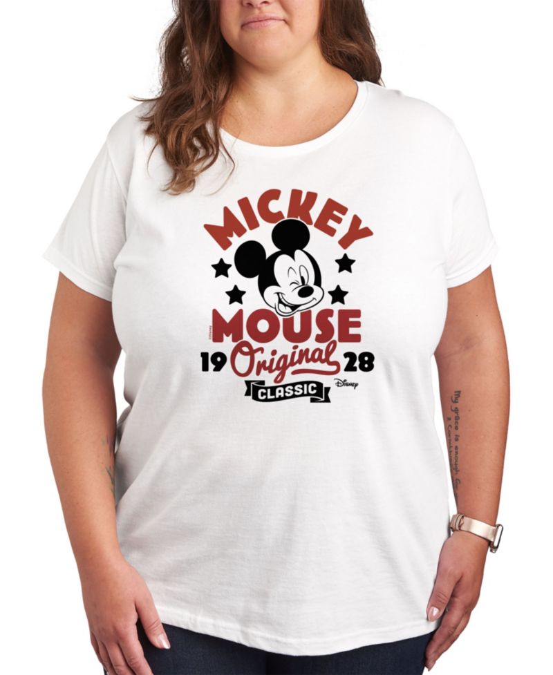 Trendy Plus Size Mickey Mouse Graphic T-shirt