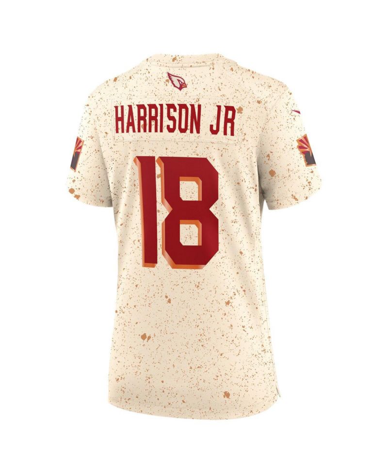 Women's Marvin Harrison Jr. Natural Arizona Cardinals 2025 Rivalries Collection Game Jersey
