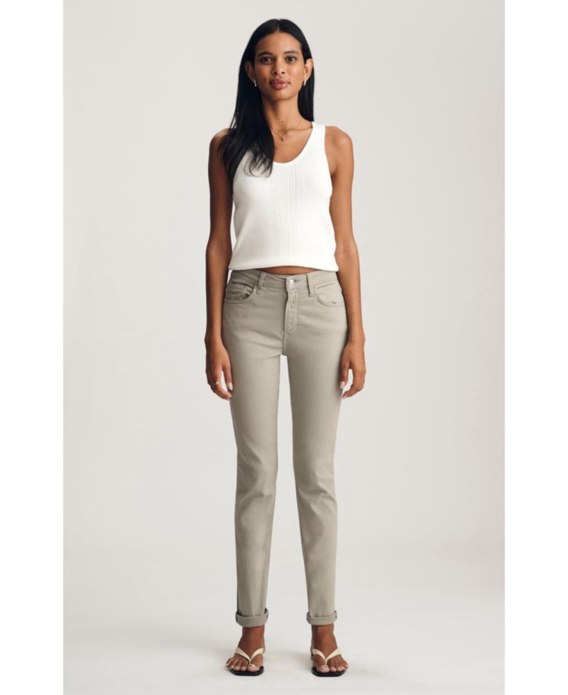 Women's Kathleen Mid Rise Boyfriend In Desert Sage Flex Blue