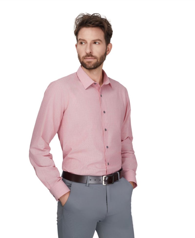 Men's Regular-Fit Solid Dress Shirt