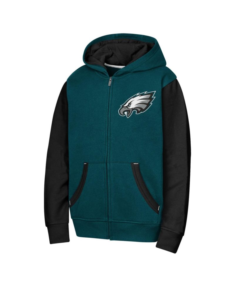 Boys' and Girls' Philadelphia Eagles Stadium Fleece Lining Full-Zip Hoodie