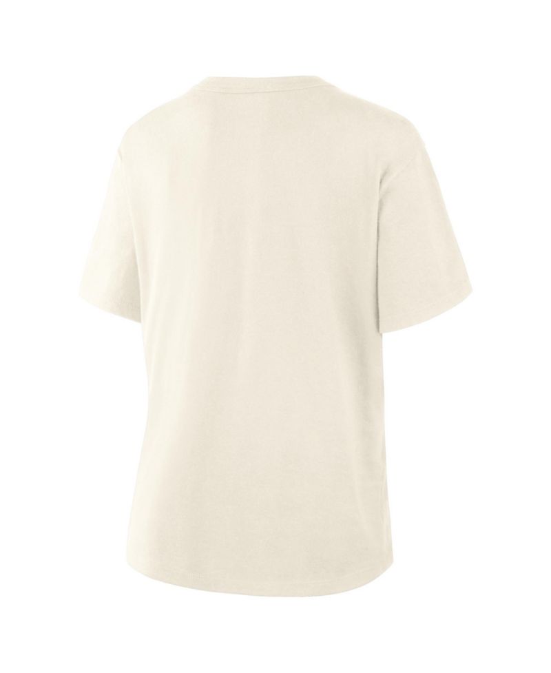 Women's Cream Detroit Lions Dove Legacy T-Shirt