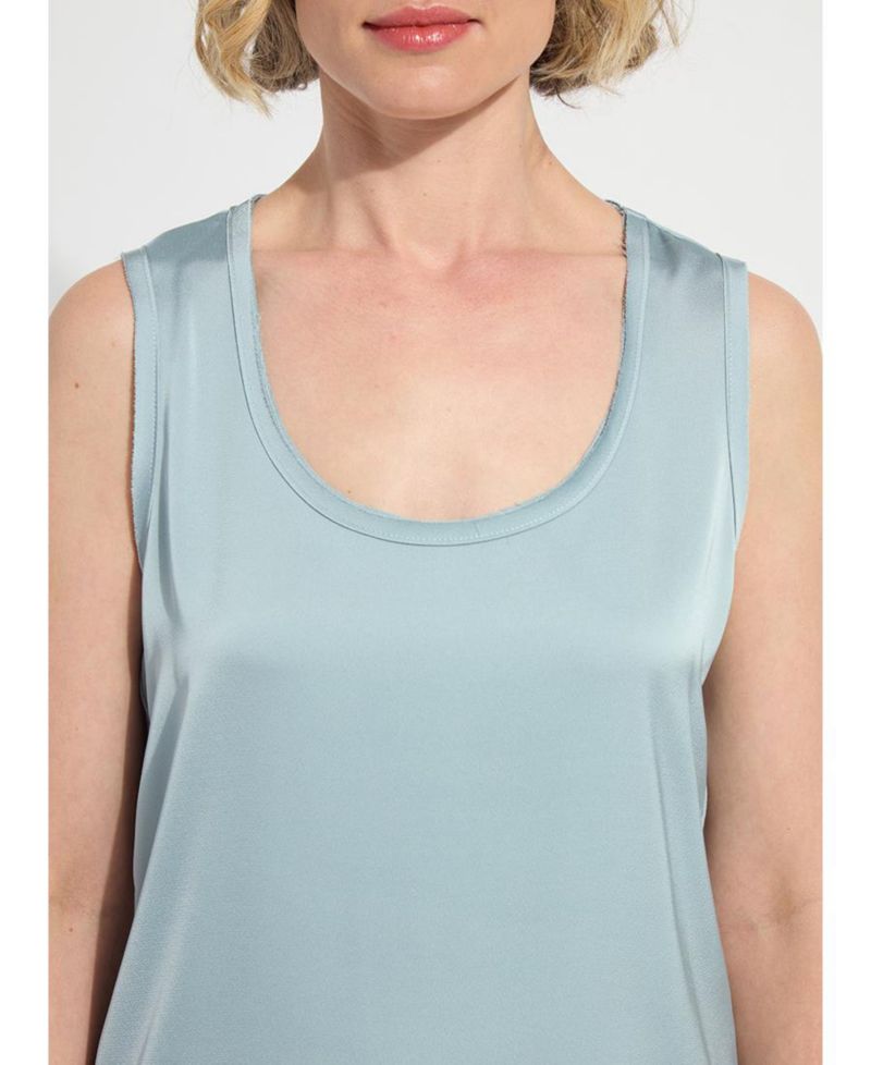 Women's Filipa Mixed Media Cropped Tank Top