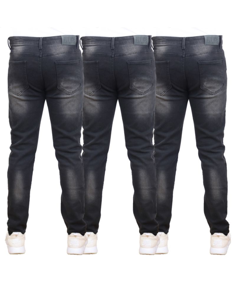 Men's 3-Pack Stretch Ripped Jeans