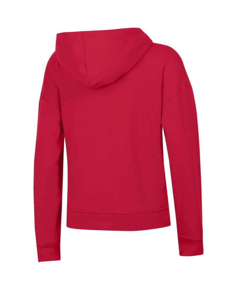 Women's Scarlet Nebraska Huskers Power Blend Fleece Hoodie