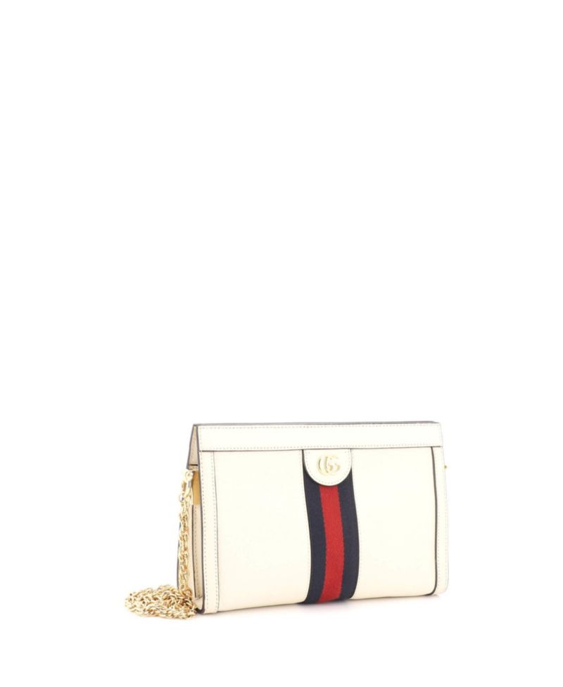 Small Ophidia Chain Shoulder Bag Leather