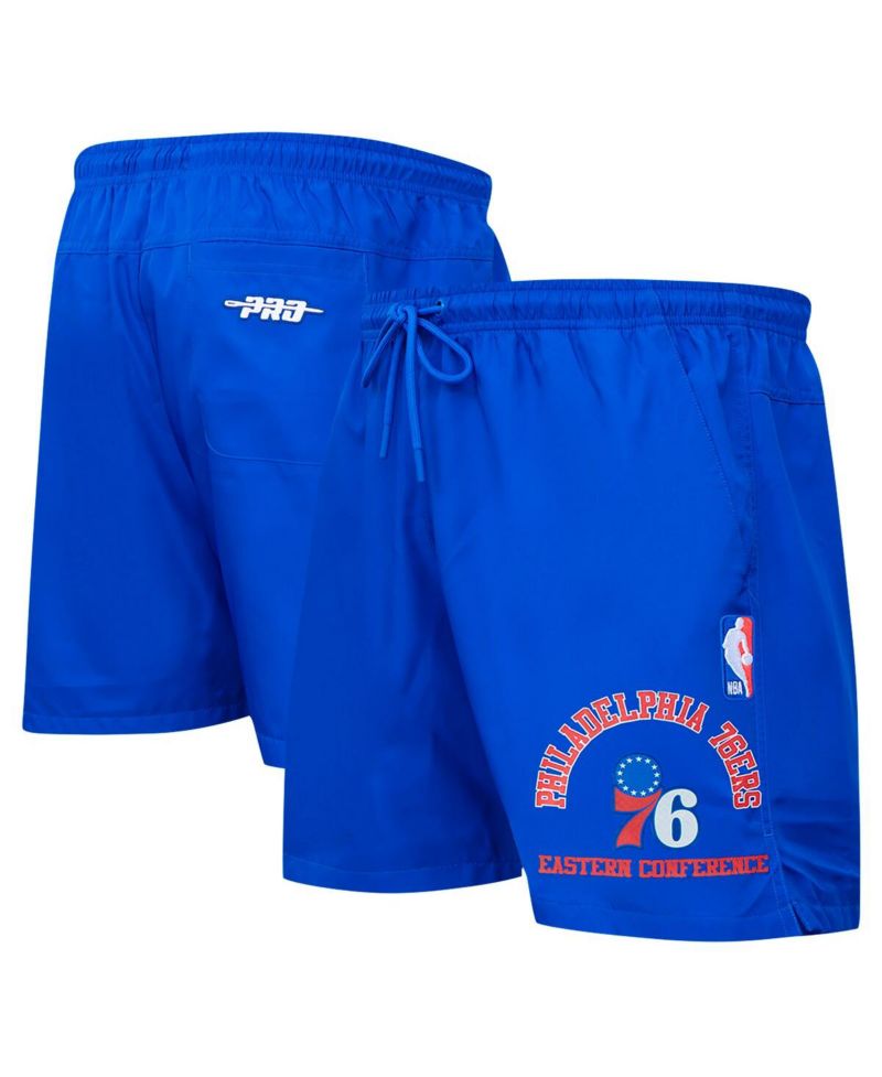 Men's Royal Philadelphia 76ers Area Code Shorts