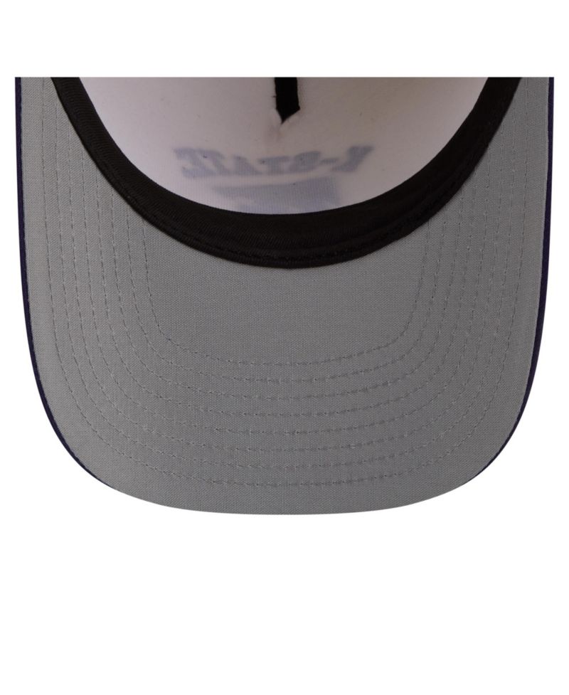 Men's Cream/Purple Kansas State Wildcats Two-Tone Arched 9FIFTY Snapback Hat