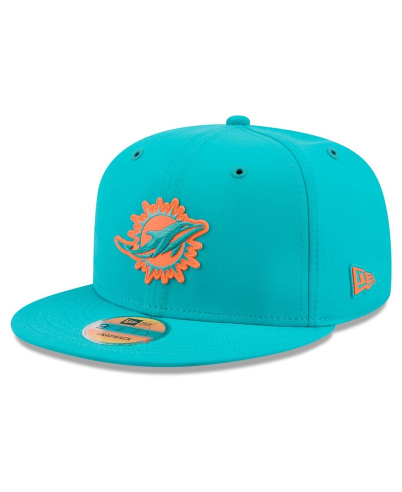 Men's Aqua Miami Dolphins 2026 Sideline 9FIFTY Snapback Hat