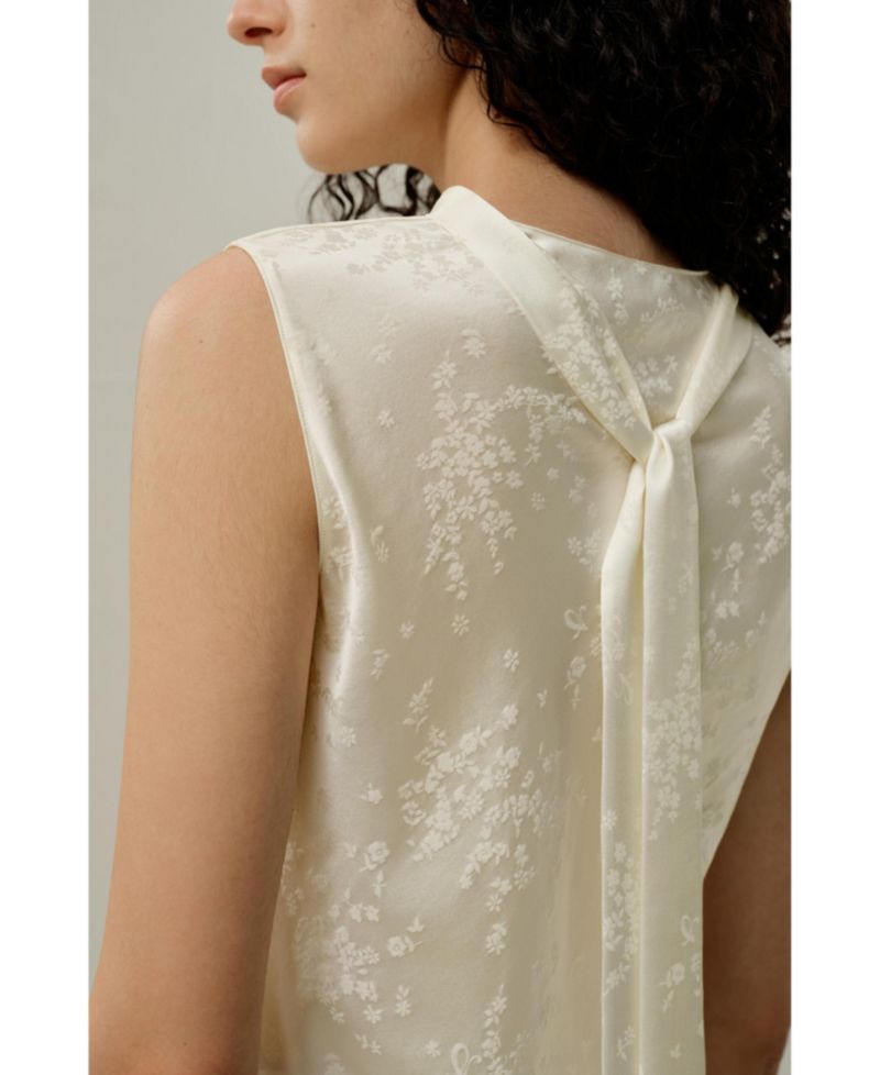 Women's Ying Jacquard Silk Tank