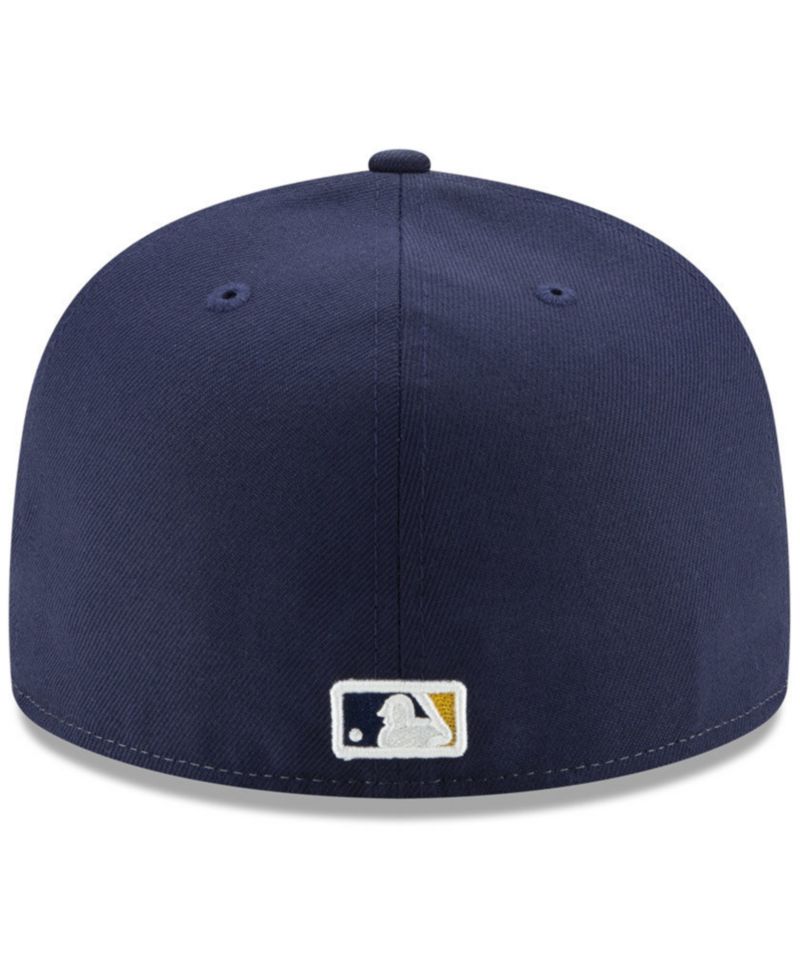 Milwaukee Brewers Authentic Collection 59FIFTY Fitted Cap