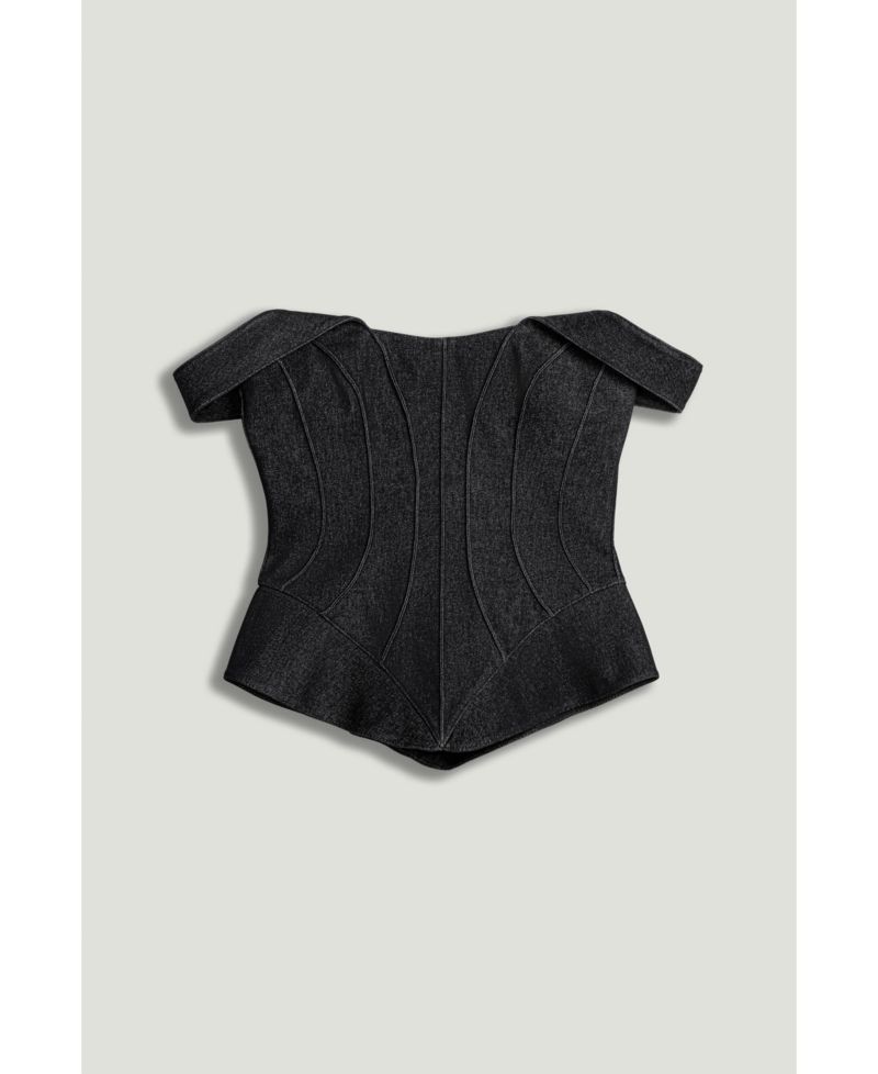 Women's Off-Shoulder Sculpted Bustier