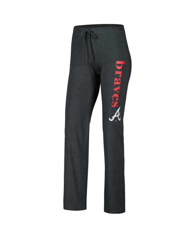 Women's Charcoal, Navy Atlanta Braves Meter Muscle Tank and Pants Sleep Set