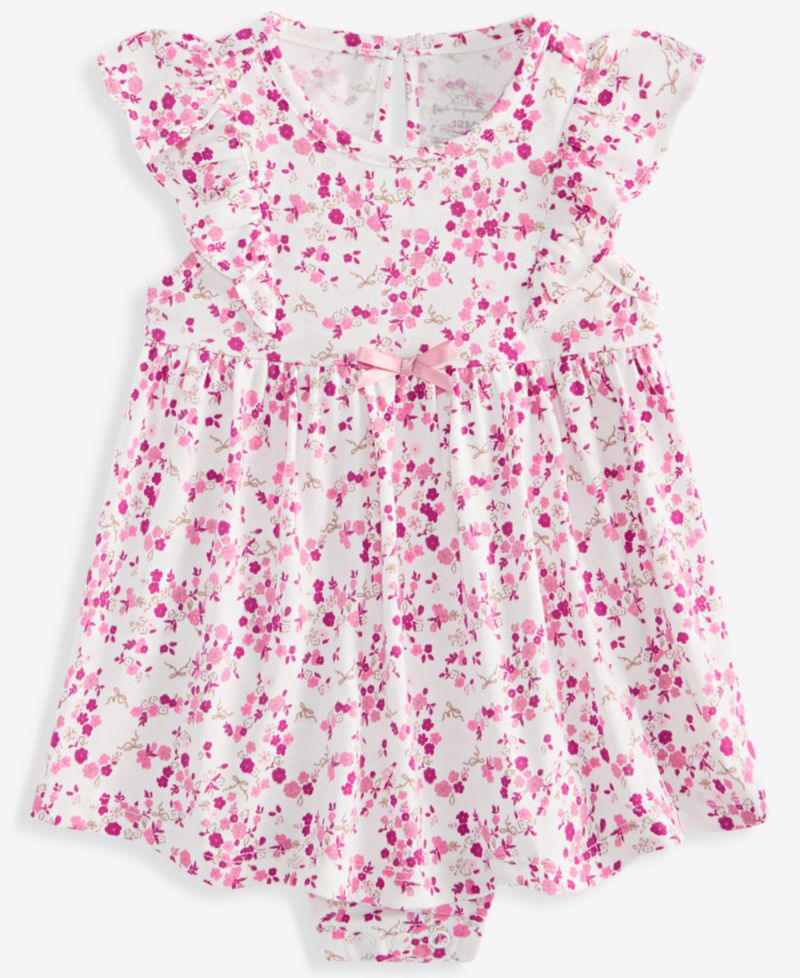 Baby Girls' 0M-24M Floral-Print Skirted Sunsuit