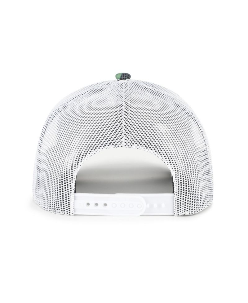 Men's '47 Black Miami Heat Beach Side Trucker Adjustable Hat