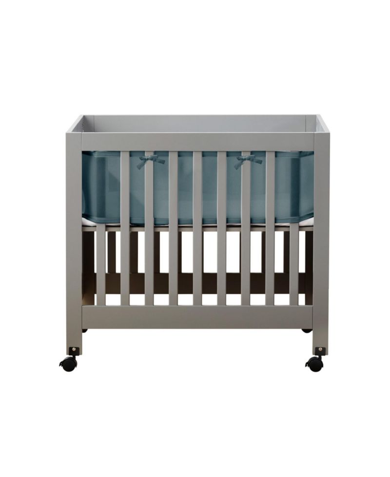 Breathable Mesh Liner for Mini Cribs, Deluxe 4mm Mesh