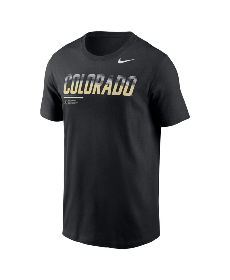 Men's Black Colorado Buffaloes 2026 Sideline Wordmark Legend Dri-FIT T-Shirt