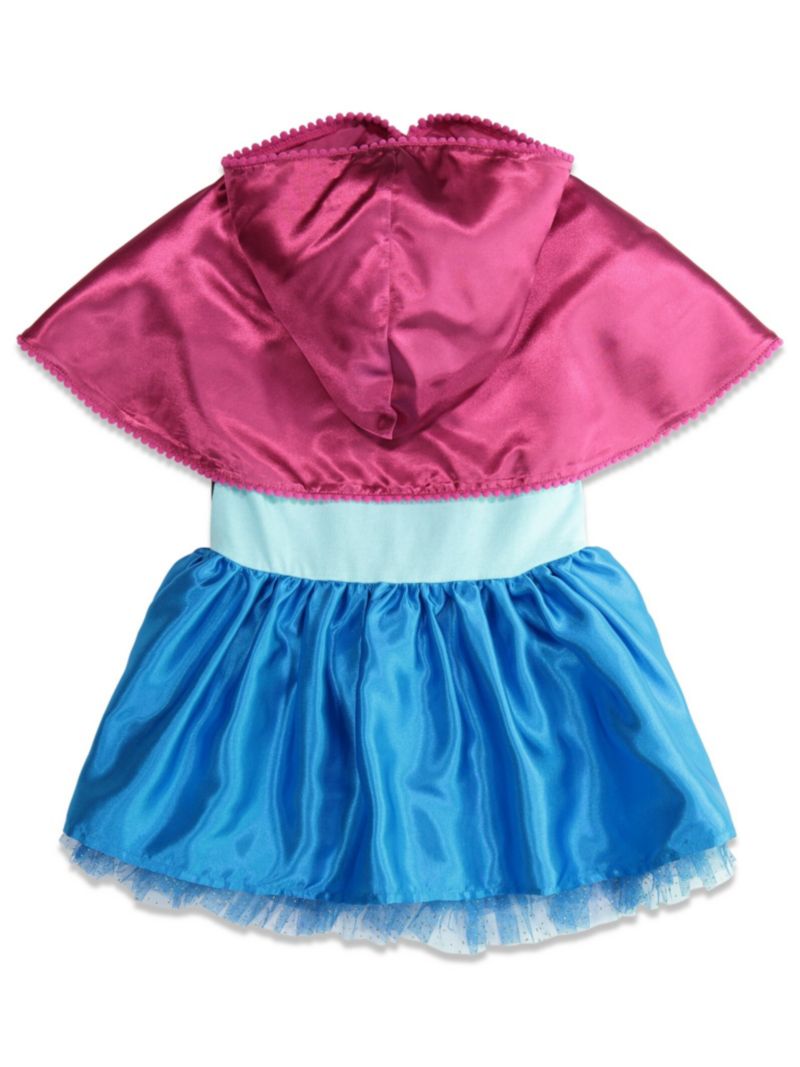 Toddler Girls Princess Anna Cosplay Hooded Dress