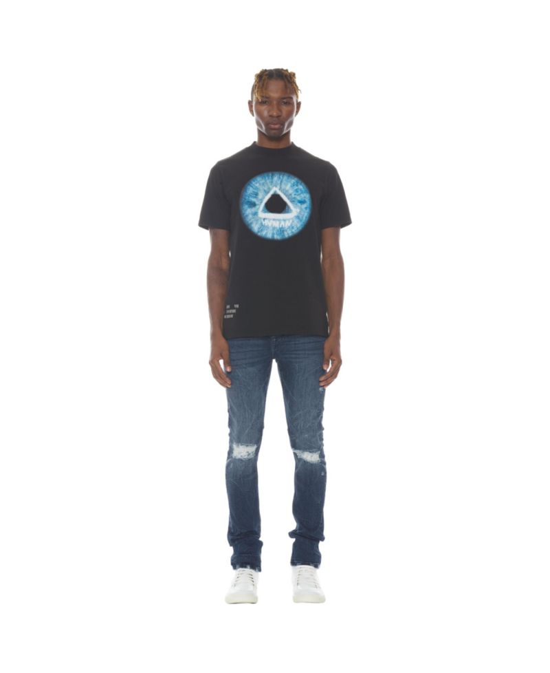 Men's Strat Super Skinny Fit Ripped Jeans