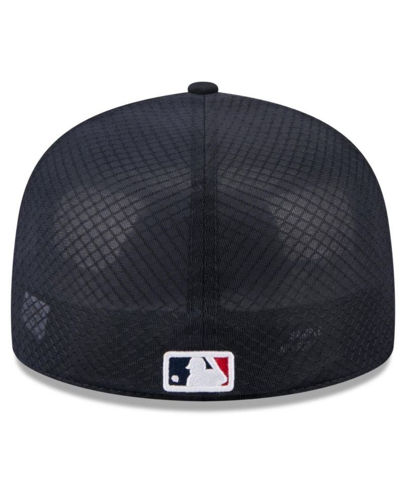 Big Boys and Girls Navy Boston Red Sox Batting Practice 59FIFTY Fitted Hat
