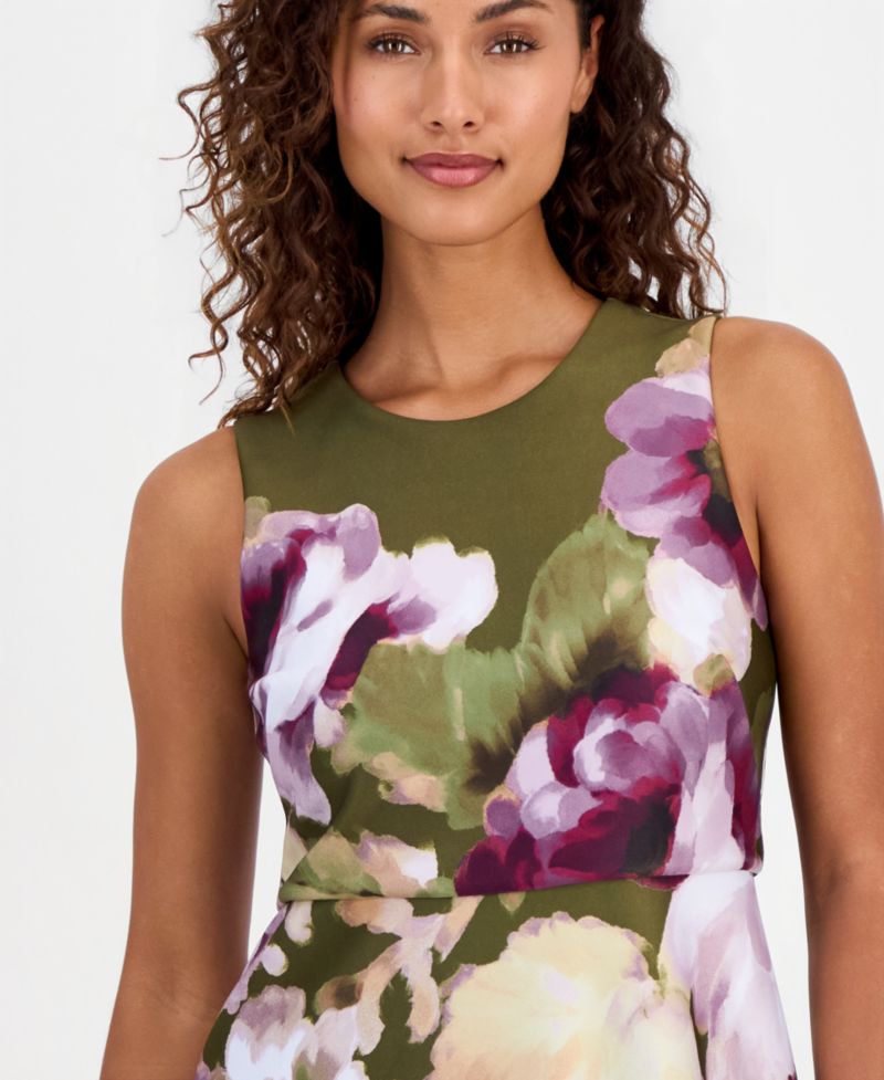 Women's A-Line Midi Dress