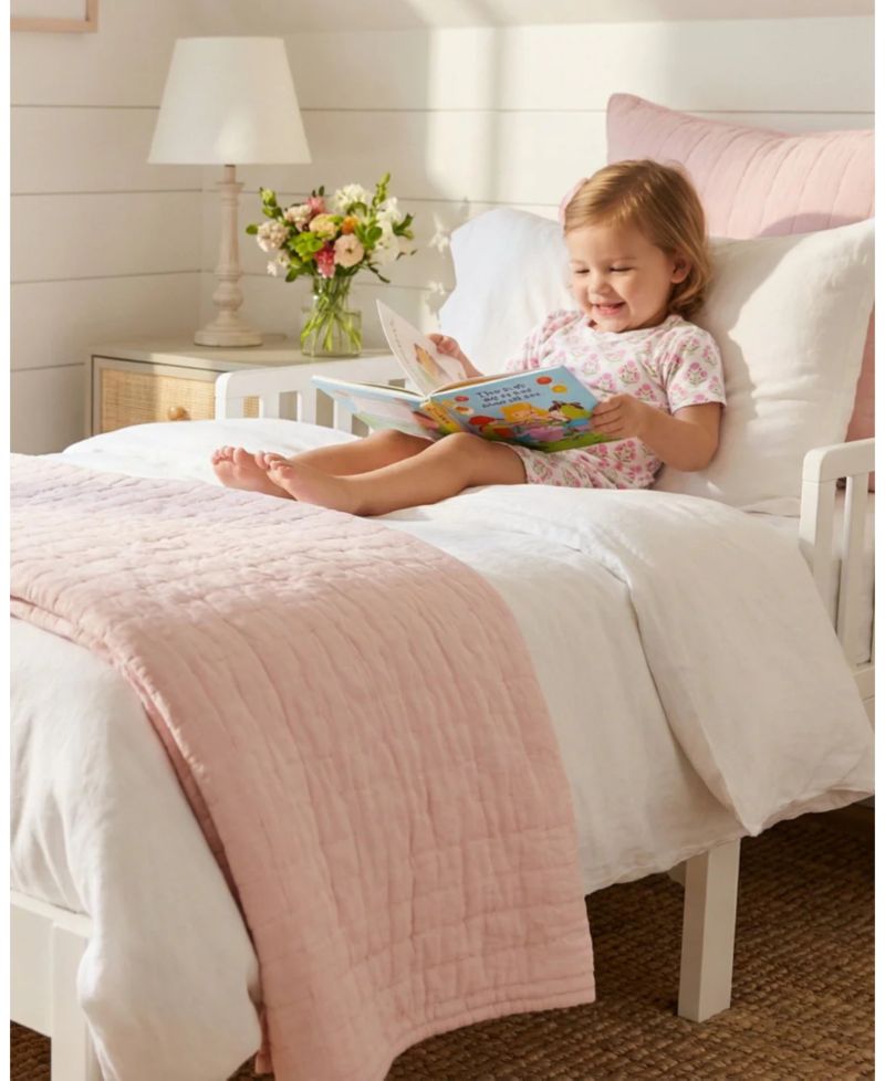 Baby Girls Pink Posy Pajama Set