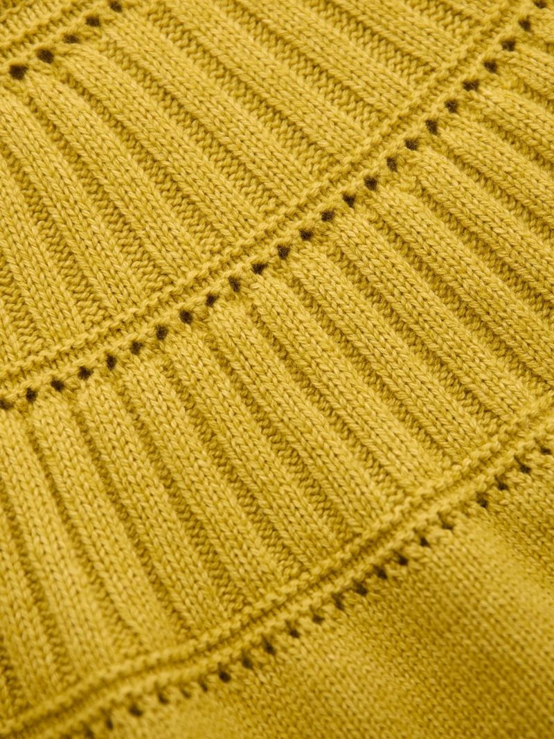 Women's Textured Yoke Sweater