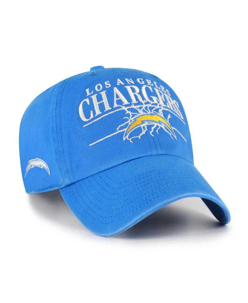 Men's Powder Blue Los Angeles Chargers Throwback Graphic Clean Up Adjustable Hat