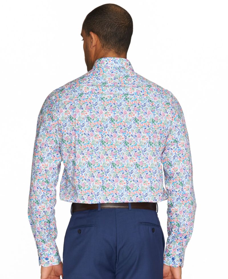 Men's Botanical Floral Dress Shirt