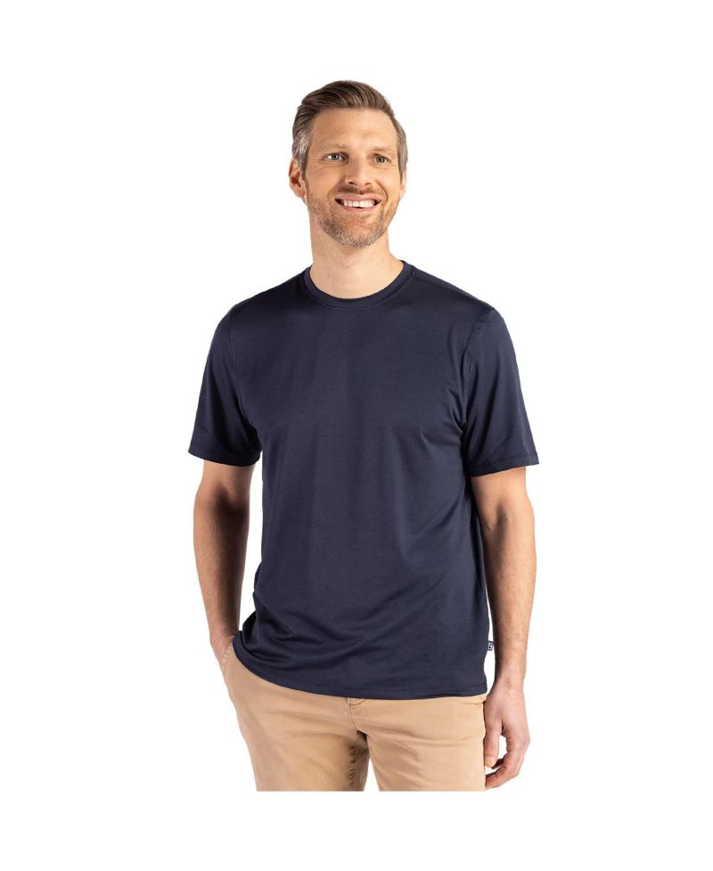 Men's Cutter and Buck Coastline Epic Comfort Recycled Short Sleeve Tee