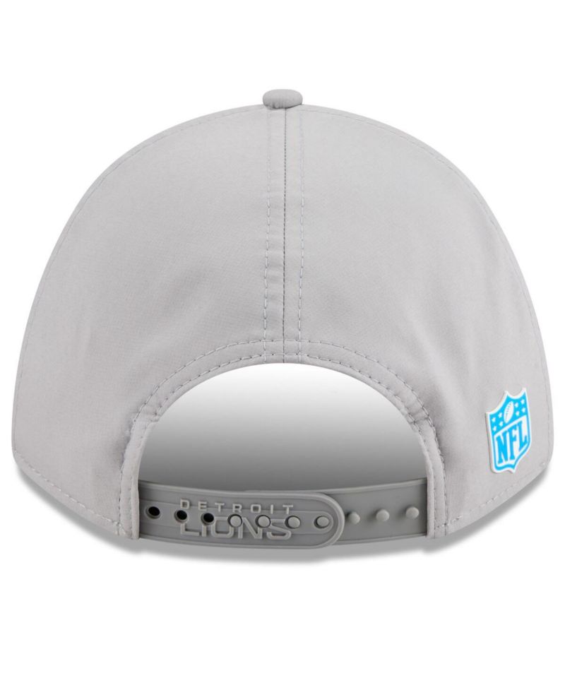 Men's Gray Detroit Lions 2025 Sideline M-Crown 9FORTY Adjustable Hat