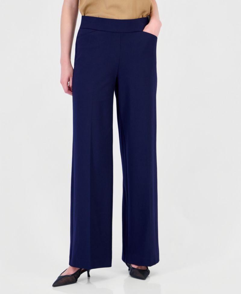 Women's Pull-On Wide-Leg Compression Pants