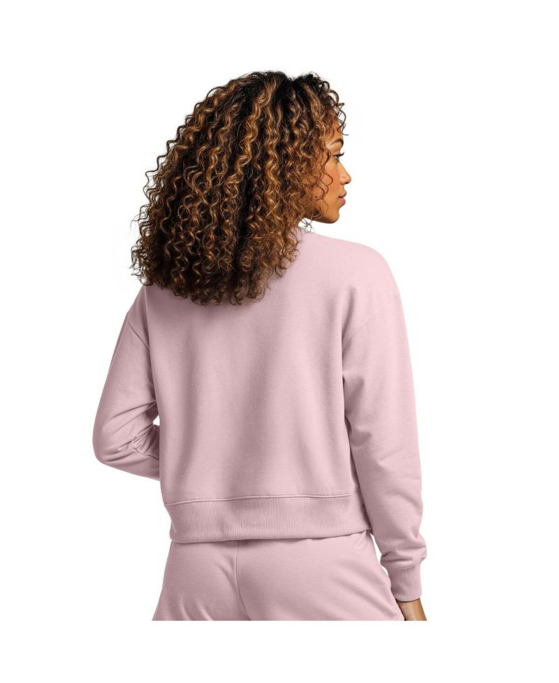 Women's Pink Washington Capitals Tonal Pullover Sweatshirt