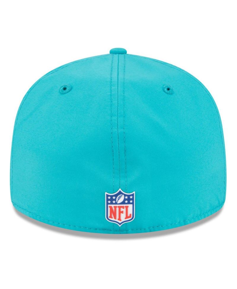 Men's Aqua Miami Dolphins 2025 Sideline Retro Crown 59FIFTY Fitted Hat