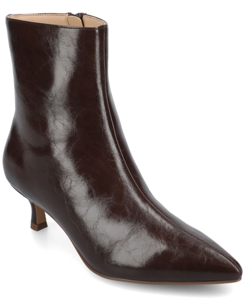 Women's Arely Kitten Heel Pointed Toe Dress Booties
