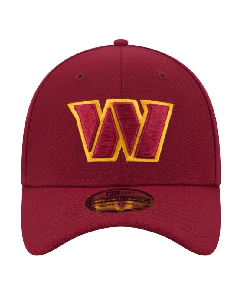 Men's Burgundy Washington Commanders 39THIRTY Flex Hat