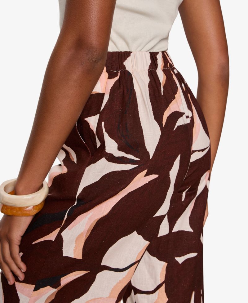 Women's Best Time Printed Mid-Rise Pants