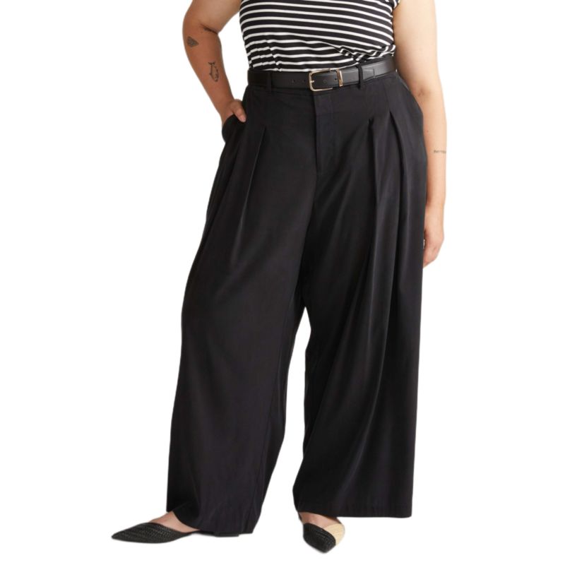 Plus Size Palais Cooling Cupro Wide Leg Pant