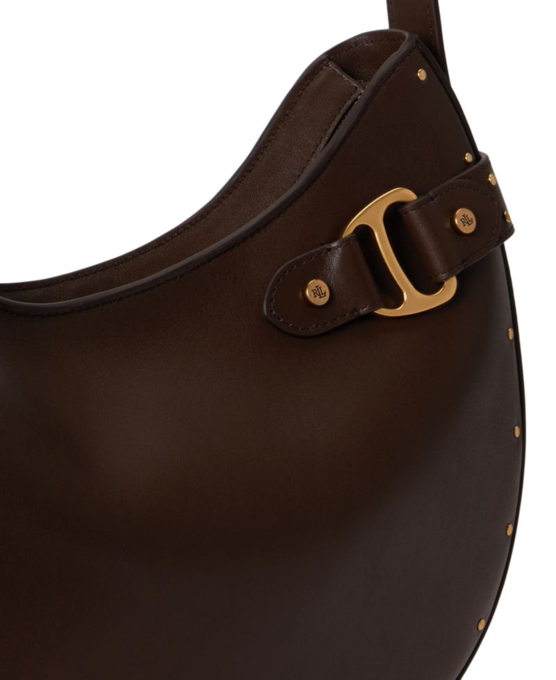 Tasha Studded Leather Medium Shoulder Bag