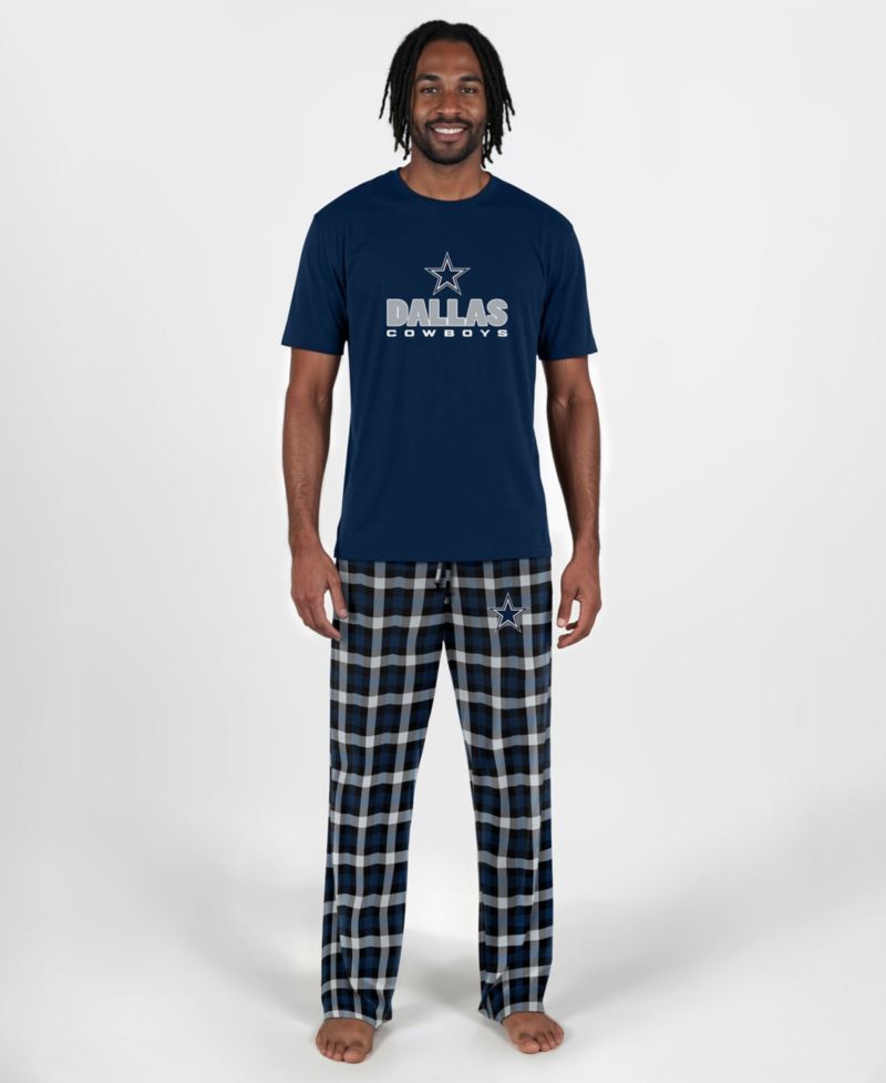 Men's Navy Dallas Cowboys Big Tall Highland Sleep Set