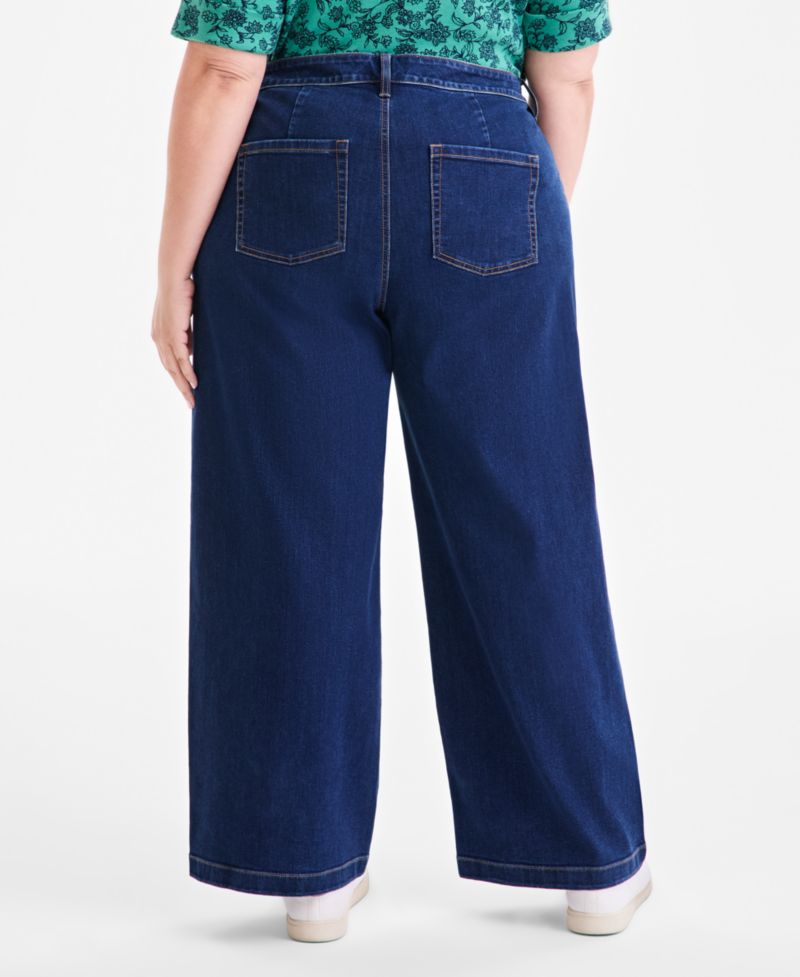 Women's High-Rise Wide-Leg Jeans