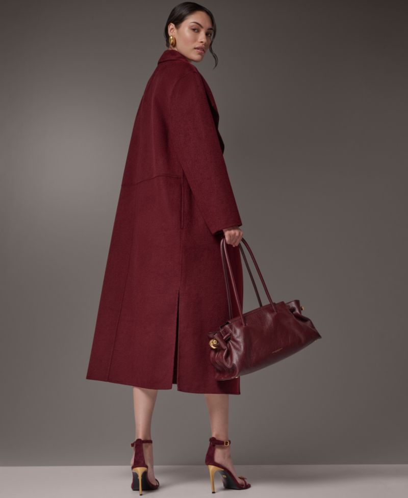 Women's Wool-Blend Oversized Coat