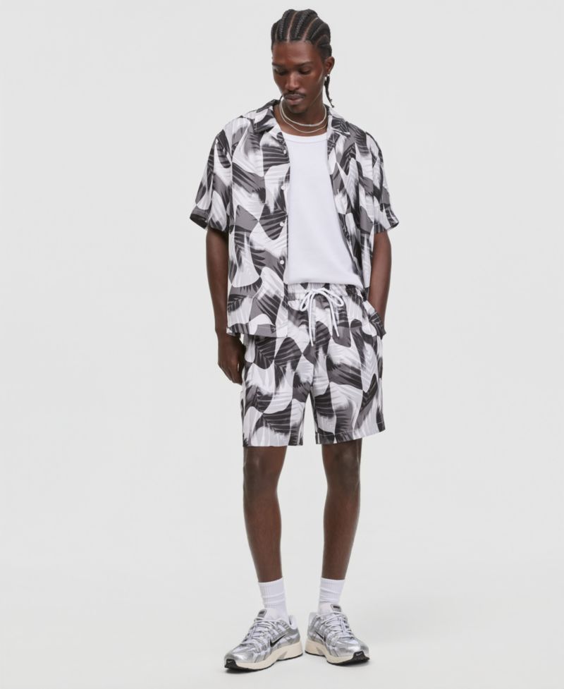 Men's Groove Palm Drawstring 6.5" Shorts
