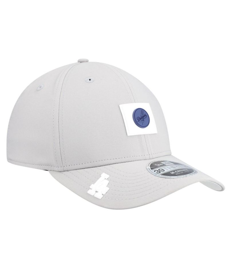 Men's Gray Los Angeles Dodgers 2026 Clubhouse Alternate 39THIRTY Flex Hat