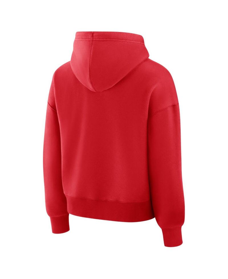 Women's Red Philadelphia Phillies Lockup Legacy Fleece Hoodie