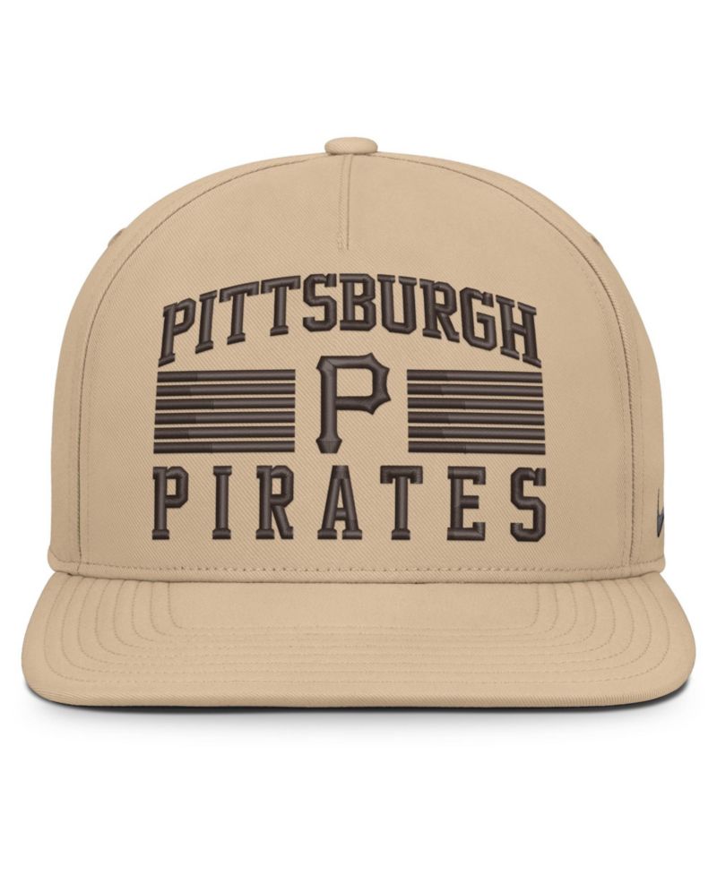Men's Khaki Pittsburgh Pirates Desert Pro AeroBill Dri-FIT snapback Hat