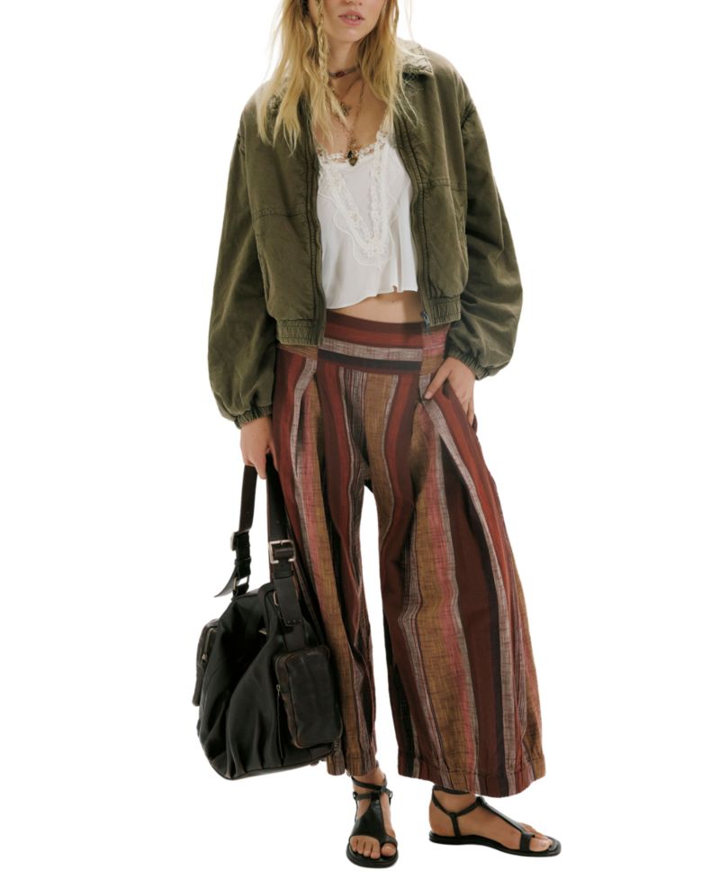 Women's Birdie Cropped Washed Bomber Jacket