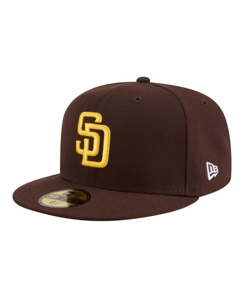 Мужская коричневая приталенная шляпа San Diego Padres Hidden Hit 59 за пятьдесят