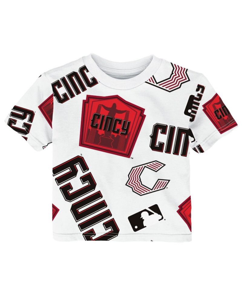 Baby Boys and Girls White Cincinnati Reds 2026 City Connect Game Day T-Shirt